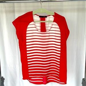 Sugarlips gauzy striped top